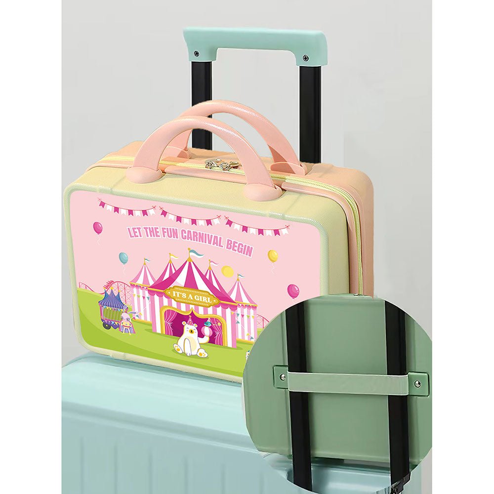 Fun Carnival Theme Hardcase Travel Suitcase - Little Surprise BoxFun Carnival Theme Hardcase Travel Suitcase