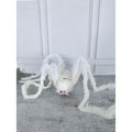 Giant Furry White Spider with bendable legs and red eyes for Halloween Decoration - Little Surprise BoxGiant Furry White Spider with bendable legs and red eyes for Halloween Decoration