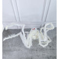 Giant Furry White Spider with bendable legs and red eyes for Halloween Decoration - Little Surprise BoxGiant Furry White Spider with bendable legs and red eyes for Halloween Decoration