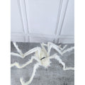 Giant Furry White Spider with bendable legs and red eyes for Halloween Decoration - Little Surprise BoxGiant Furry White Spider with bendable legs and red eyes for Halloween Decoration