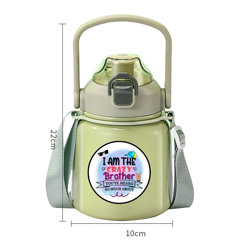 Green Bento Box & Belly Water Bottle Combo Rakhi Gift Set for Brother - Little Surprise BoxGreen Bento Box & Belly Water Bottle Combo Rakhi Gift Set for Brother