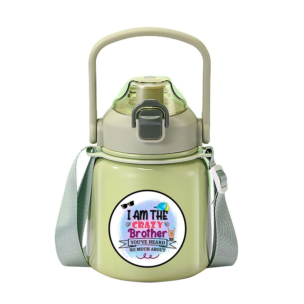 Green Bento Box & Belly Water Bottle Combo Rakhi Gift Set for Brother - Little Surprise BoxGreen Bento Box & Belly Water Bottle Combo Rakhi Gift Set for Brother