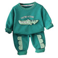 Green Crocodile 2 pcs Track suit set for Toddlers/Kids - Little Surprise BoxGreen Crocodile 2 pcs Track suit set for Toddlers/Kids