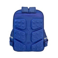 Green & Dark Blue Crest Design School Backpack for Kids - Little Surprise BoxGreen & Dark Blue Crest Design School Backpack for Kids