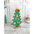 Green DIY Wooden Christmas Tree with LED Light, Christmas Table Décor - Little Surprise BoxGreen DIY Wooden Christmas Tree with LED Light, Christmas Table Décor