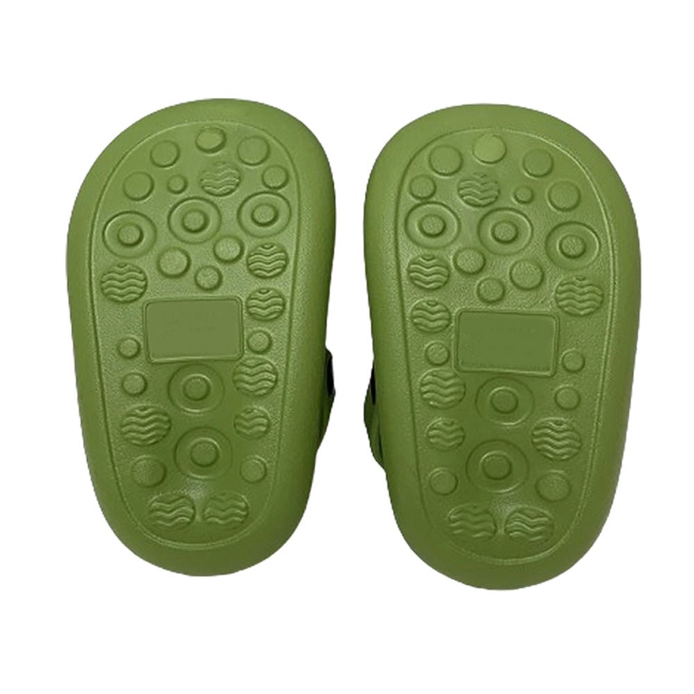 Green Pinwheel Slip on Clogs, Summer/Monsoon all season Footwear for Toddlers & Kids - Little Surprise BoxGreen Pinwheel Slip on Clogs, Summer/Monsoon all season Footwear for Toddlers & Kids