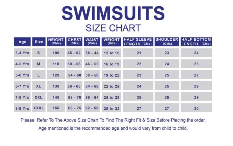 Green & Purple color Block style Swimwear/swimsuit for Kids