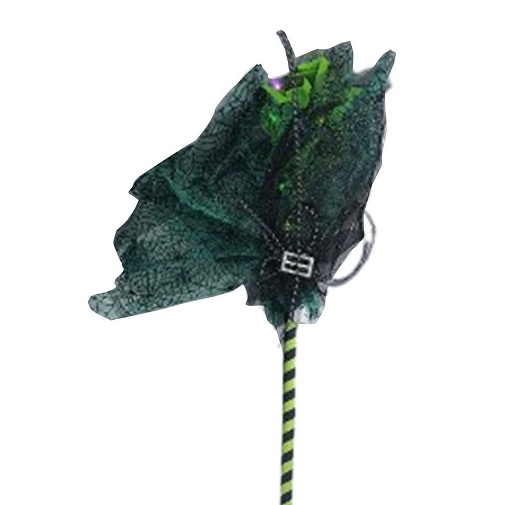 Green Witch Broom Stick for Halloween Costume Party & Halloween Home office Decor - Little Surprise BoxGreen Witch Broom Stick for Halloween Costume Party & Halloween Home office Decor