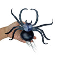 Large Hairy Black Spider 1 pc Halloween theme Table/wall Décor & Craft accessory - Little Surprise BoxLarge Hairy Black Spider 1 pc Halloween theme Table/wall Décor & Craft accessory