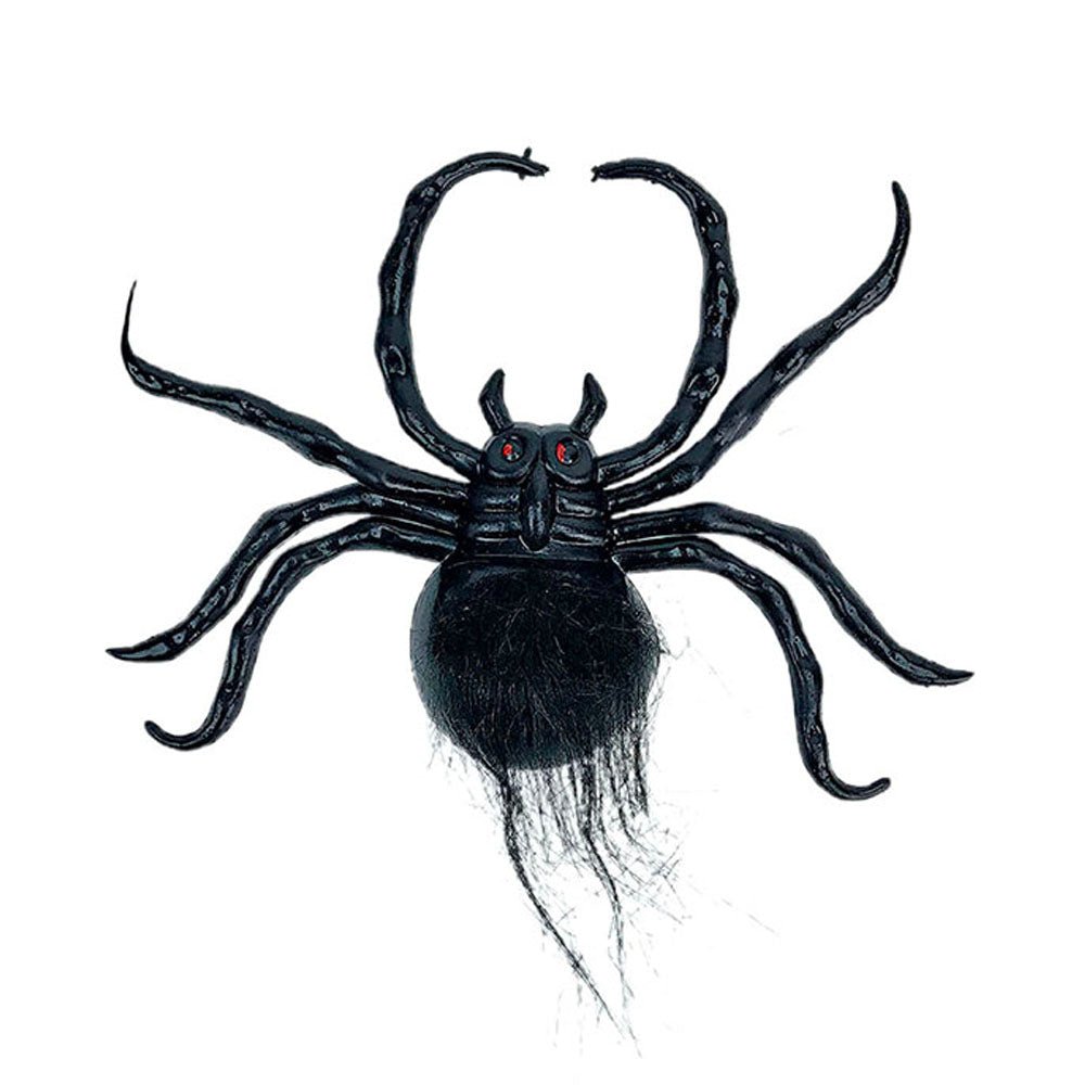 Large Hairy Black Spider 1 pc Halloween theme Table/wall Décor & Craft accessory - Little Surprise BoxLarge Hairy Black Spider 1 pc Halloween theme Table/wall Décor & Craft accessory