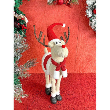 LED Light Horns 26 inches Standing Rudolf Christmas Plush Table Décor - Little Surprise BoxLED Light Horns 26 inches Standing Rudolf Christmas Plush Table Décor