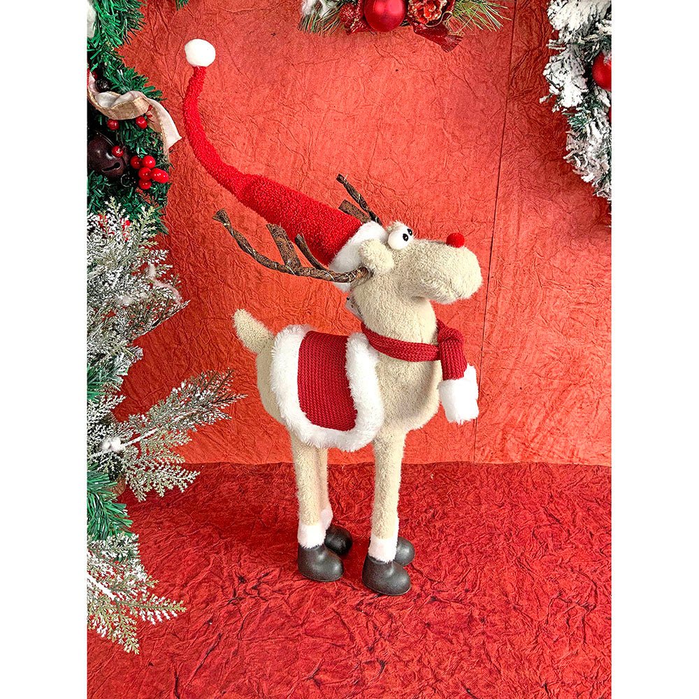 LED Light Horns 26 inches Standing Rudolf Christmas Plush Table Décor - Little Surprise BoxLED Light Horns 26 inches Standing Rudolf Christmas Plush Table Décor