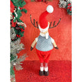 LED Light Horns 27 inches Foldable Standing Grey Coat Rudolf Reindeer Plush - Little Surprise BoxLED Light Horns 27 inches Foldable Standing Grey Coat Rudolf Reindeer Plush