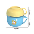 Light Blue Big size, Foxy Dual Handle Soup and Noodles Lunch Box with matching Cover - Little Surprise BoxLight Blue Big size, Foxy Dual Handle Soup and Noodles Lunch Box with matching Cover