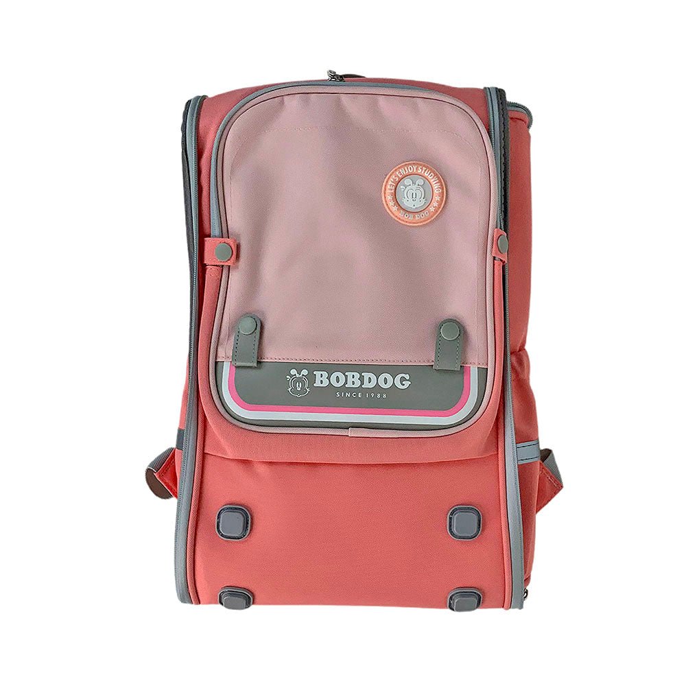 Light Pink Collapsible & Foldable School Backpack for Kids - Little Surprise BoxLight Pink Collapsible & Foldable School Backpack for Kids