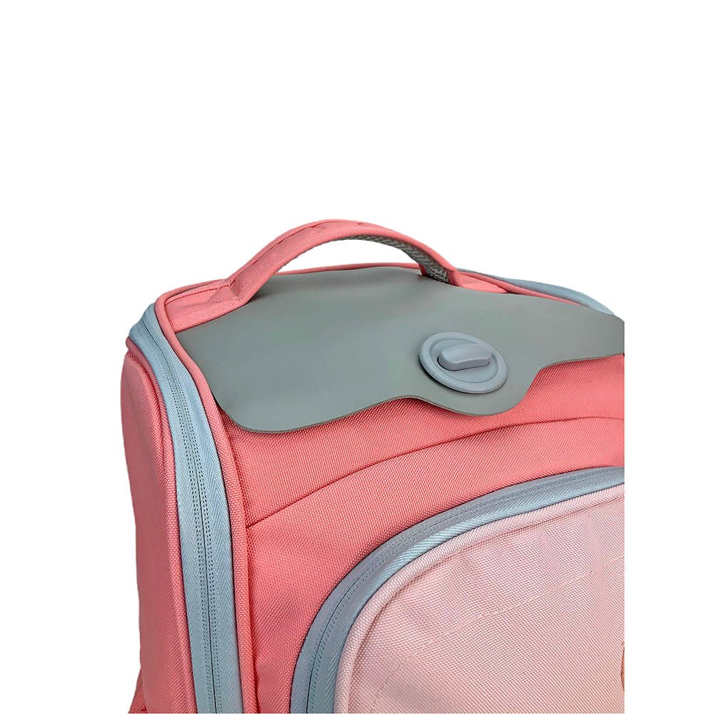 Light Pink Collapsible & Foldable School Backpack for Kids - Little Surprise BoxLight Pink Collapsible & Foldable School Backpack for Kids