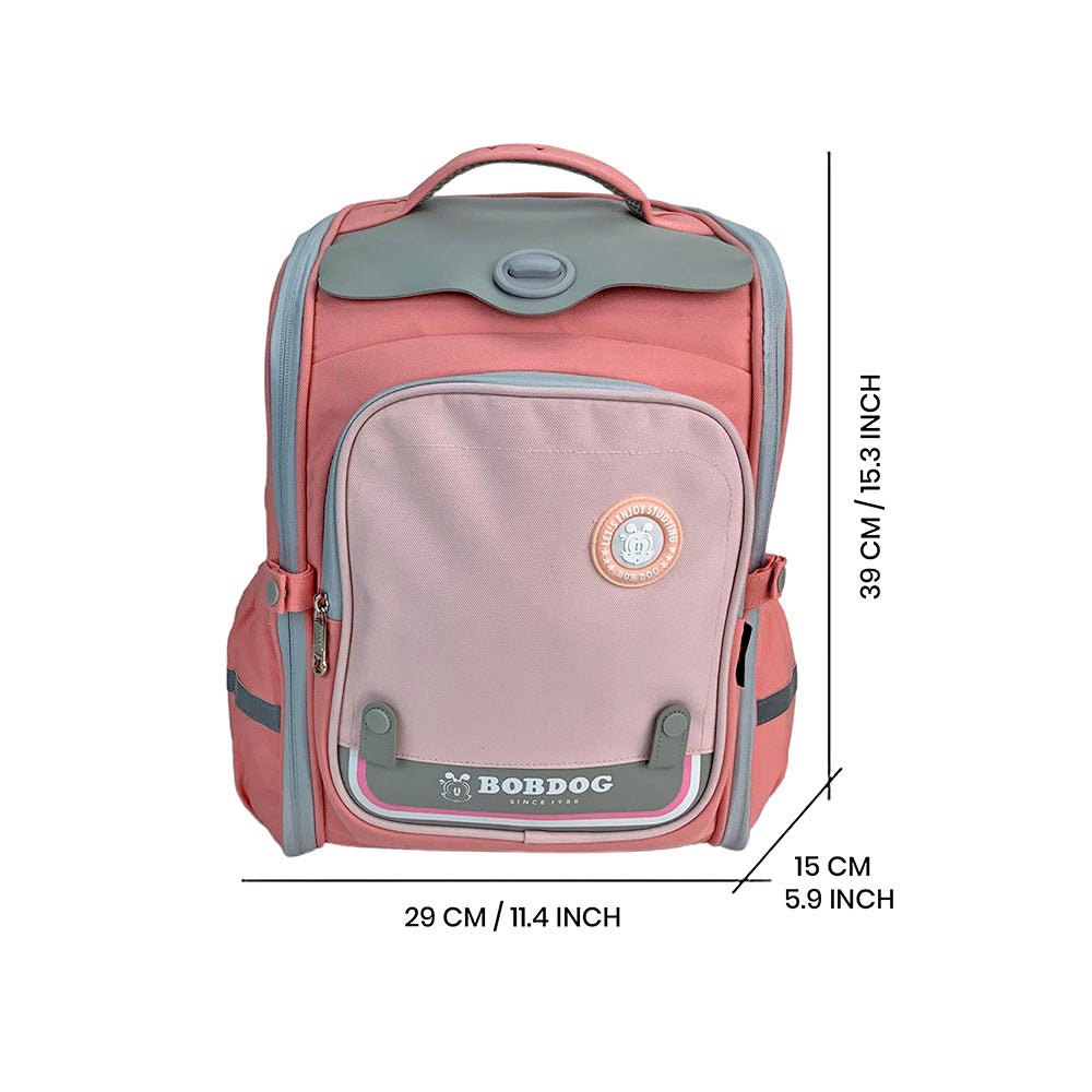 Light Pink Collapsible & Foldable School Backpack for Kids - Little Surprise BoxLight Pink Collapsible & Foldable School Backpack for Kids