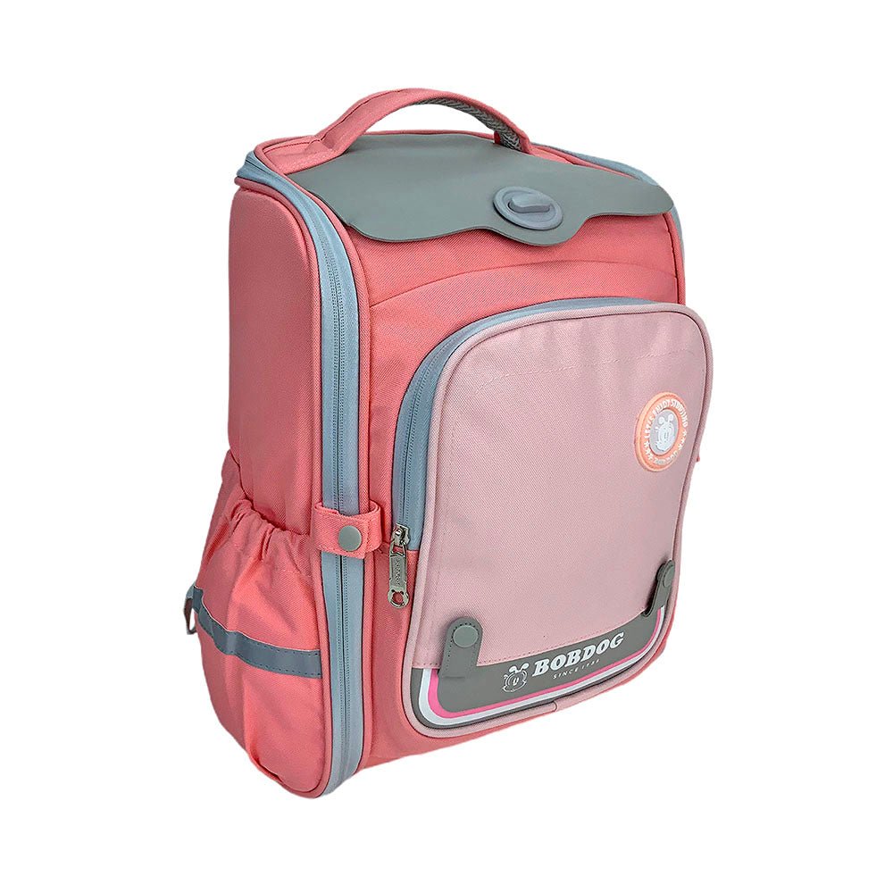 Light Pink Collapsible & Foldable School Backpack for Kids - Little Surprise BoxLight Pink Collapsible & Foldable School Backpack for Kids