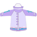 Little Surprise Box 3d Unicorn Lilac Sleeves & Hood Knee Length Raincoat for Kids - Little Surprise BoxLittle Surprise Box 3d Unicorn Lilac Sleeves & Hood Knee Length Raincoat for Kids