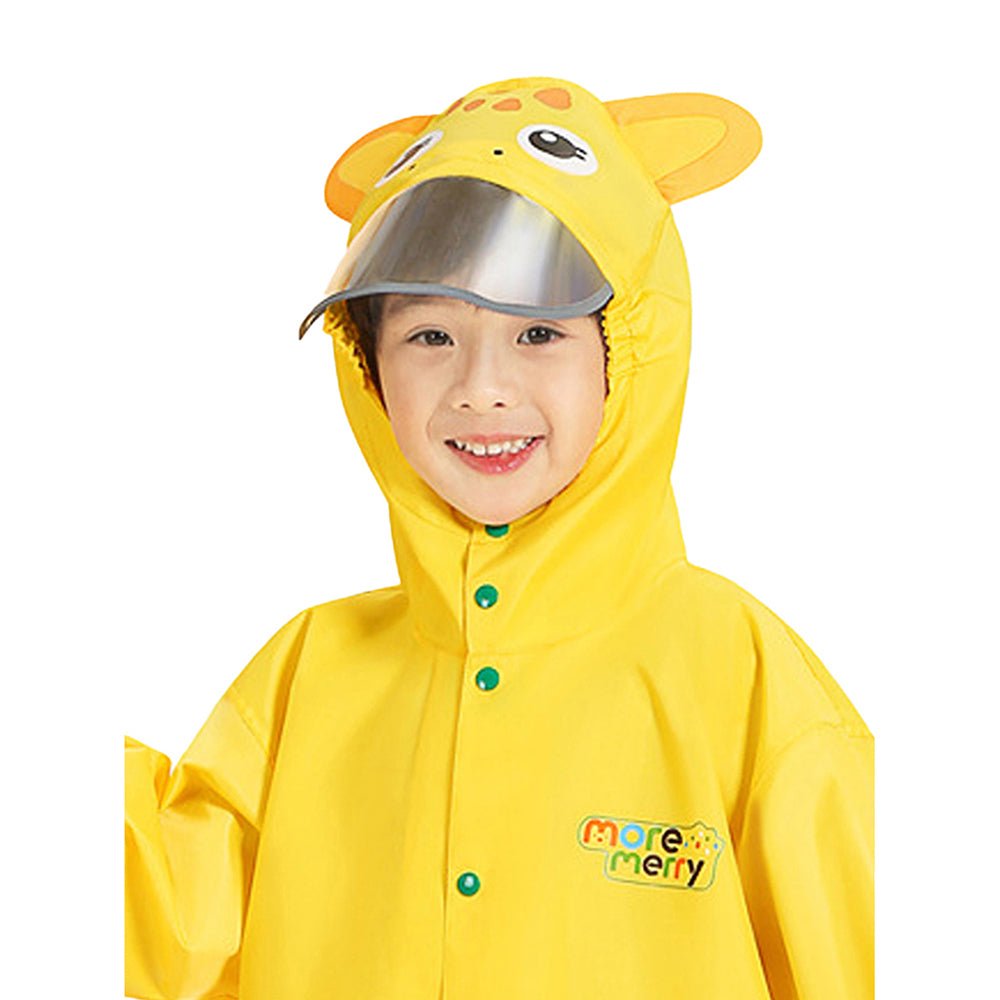 Little Surprise Box Bright Yellow Giraffe Print Raincoat for Kids and Toddlers - Little Surprise BoxLittle Surprise Box Bright Yellow Giraffe Print Raincoat for Kids and Toddlers