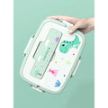 Little Surprise Box, Green Dino Big Size Stainless Steel Lunch Box with Insulated Matching Lunch Bag, stainless steel spoon and chopsticks for Kids and Adults - Little Surprise BoxLittle Surprise Box, Green Dino Big Size Stainless Steel Lunch Box with Insulated Matching Lunch Bag, stainless steel spoon and chopsticks for Kids and Adults