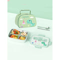 Little Surprise Box, Green Dino Big Size Stainless Steel Lunch Box with Insulated Matching Lunch Bag, stainless steel spoon and chopsticks for Kids and Adults - Little Surprise BoxLittle Surprise Box, Green Dino Big Size Stainless Steel Lunch Box with Insulated Matching Lunch Bag, stainless steel spoon and chopsticks for Kids and Adults