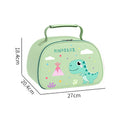 Little Surprise Box, Green Dino Big Size Stainless Steel Lunch Box with Insulated Matching Lunch Bag, stainless steel spoon and chopsticks for Kids and Adults - Little Surprise BoxLittle Surprise Box, Green Dino Big Size Stainless Steel Lunch Box with Insulated Matching Lunch Bag, stainless steel spoon and chopsticks for Kids and Adults