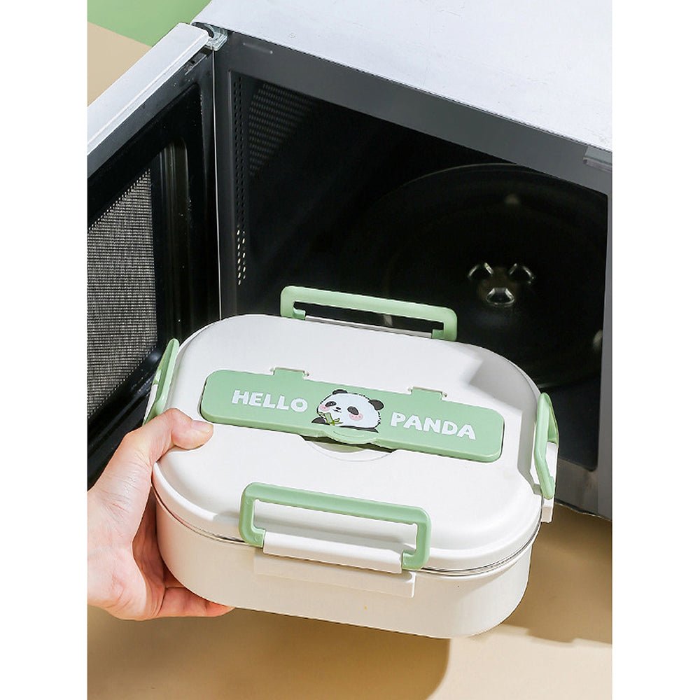 Little Surprise Box ,Happy Panda Big Size Stainless Steel Lunch Box /Tiffin with Insulated Matching Lunch Bag, stainless steel spoon and chopsticks for Kids & adults. - Little Surprise BoxLittle Surprise Box ,Happy Panda Big Size Stainless Steel Lunch Box /Tiffin with Insulated Matching Lunch Bag, stainless steel spoon and chopsticks for Kids & adults.