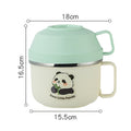 Little Surprise Box Happy Panda ,Dual Handle Soup and Noodles Lunch Box with matching Cover - Little Surprise BoxLittle Surprise Box Happy Panda ,Dual Handle Soup and Noodles Lunch Box with matching Cover