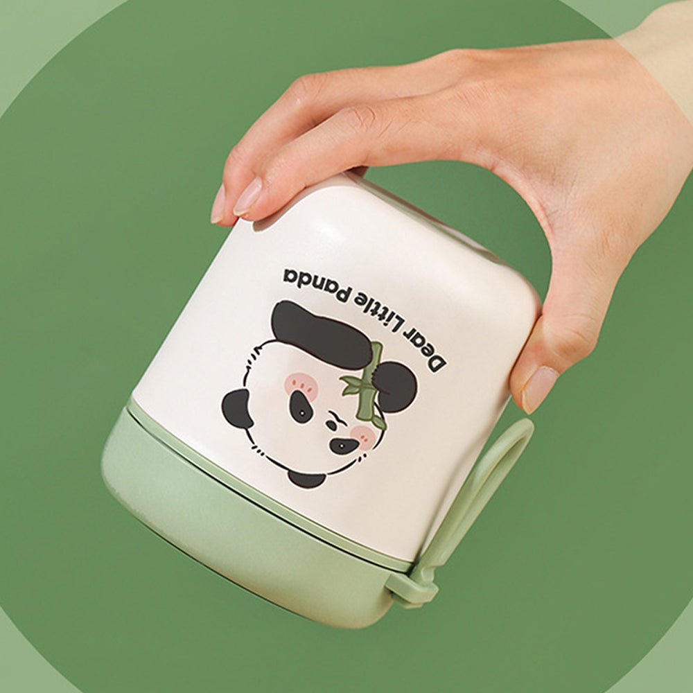 Little Surprise Box Panda , Stainless Steel Soup Box /Tiffin with Insulated Vertical Tiffin Bag with detachable Spoon for Kids and Adults. - Little Surprise BoxLittle Surprise Box Panda , Stainless Steel Soup Box /Tiffin with Insulated Vertical Tiffin Bag with detachable Spoon for Kids and Adults.