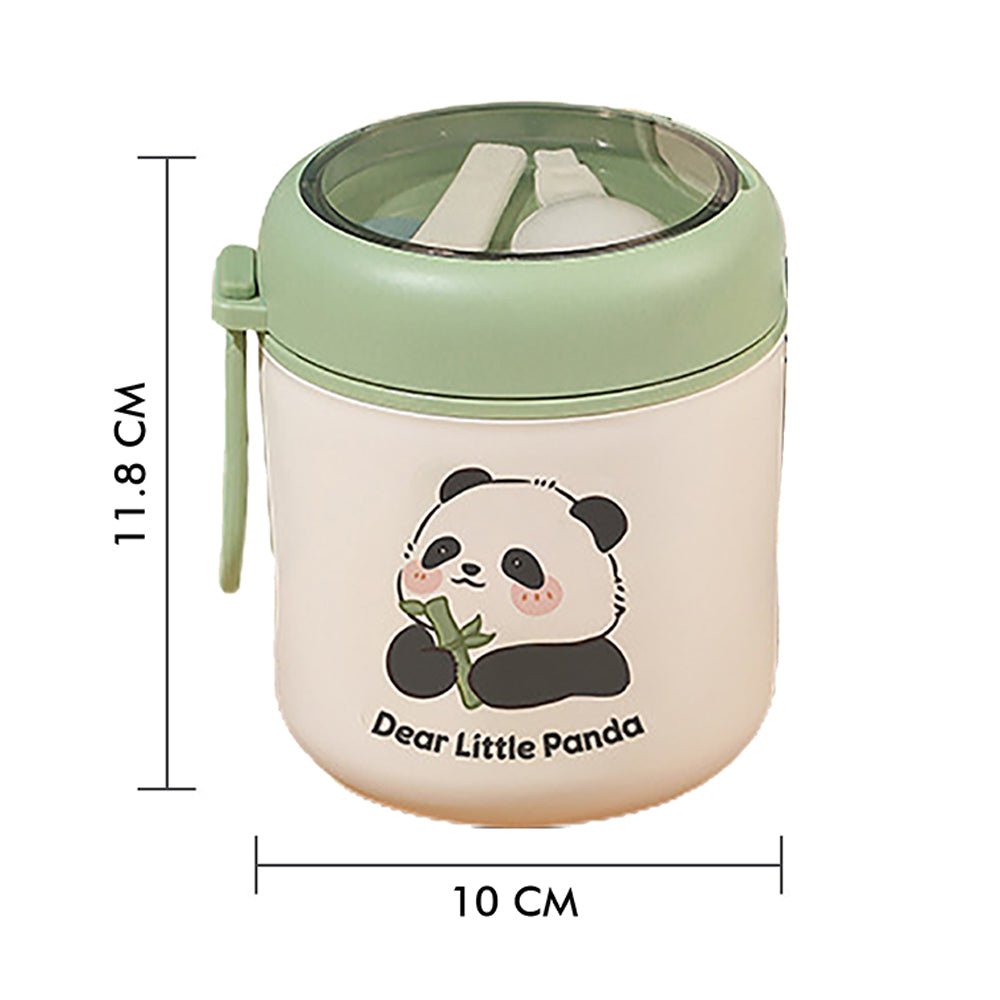 Little Surprise Box Panda , Stainless Steel Soup Box /Tiffin with Insulated Vertical Tiffin Bag with detachable Spoon for Kids and Adults. - Little Surprise BoxLittle Surprise Box Panda , Stainless Steel Soup Box /Tiffin with Insulated Vertical Tiffin Bag with detachable Spoon for Kids and Adults.