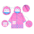 Little Surprise Box Pink Monkey Knee Length Raincoat for Kids - Little Surprise BoxLittle Surprise Box Pink Monkey Knee Length Raincoat for Kids