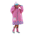 Little Surprise Box Pink Monkey Knee Length Raincoat for Kids - Little Surprise BoxLittle Surprise Box Pink Monkey Knee Length Raincoat for Kids