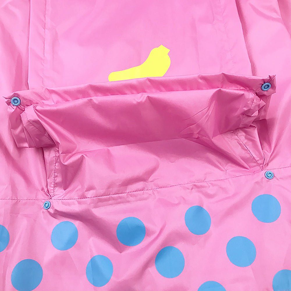 Little Surprise Box Pink Monkey Knee Length Raincoat for Kids - Little Surprise BoxLittle Surprise Box Pink Monkey Knee Length Raincoat for Kids