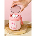 Little Surprise Box Pink Rabbit, Stainless Steel Soup Box /Tiffin with Insulated Vertical Tiffin Bag with detachable Spoon for Kids and Adults. - Little Surprise BoxLittle Surprise Box Pink Rabbit, Stainless Steel Soup Box /Tiffin with Insulated Vertical Tiffin Bag with detachable Spoon for Kids and Adults.