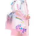 Little Surprise Box Pink Unicorn print Transluscent Raincoat for Kids - Little Surprise BoxLittle Surprise Box Pink Unicorn print Transluscent Raincoat for Kids