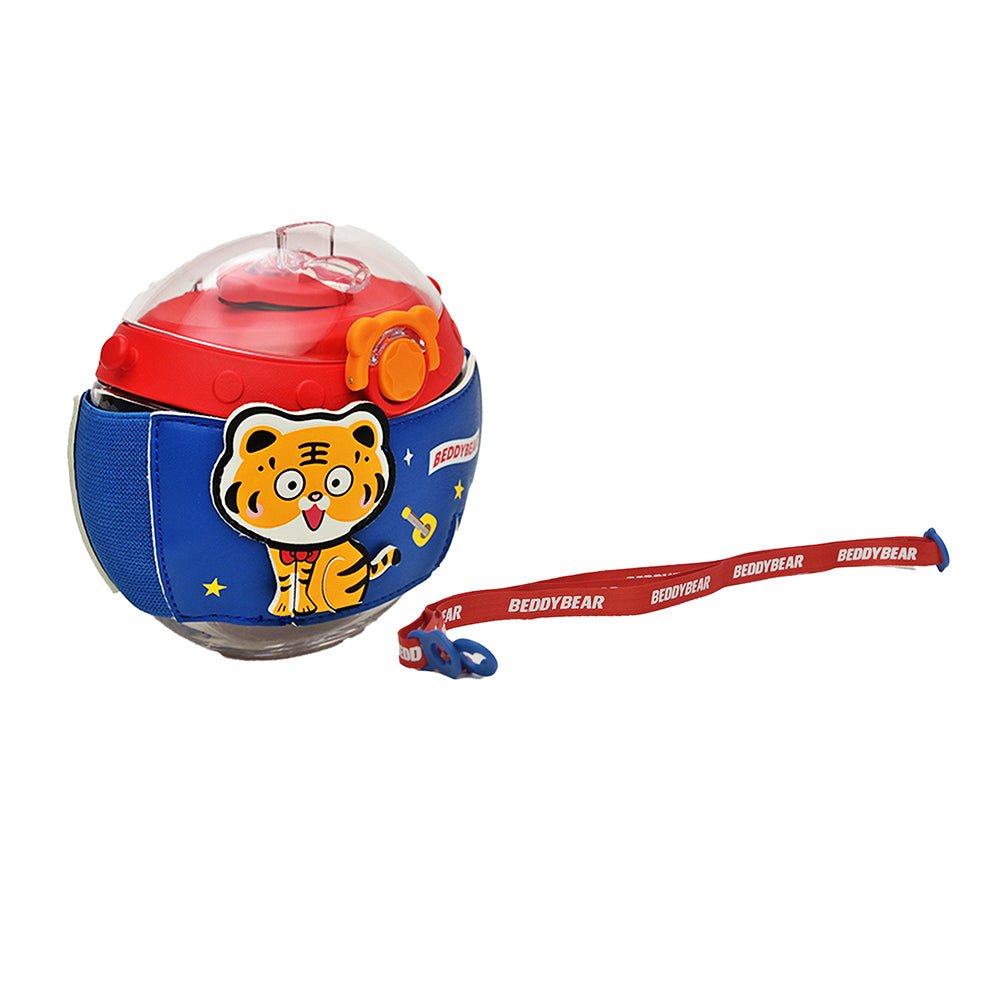 Little Surprise Box yellow tiger Oval space bottle, Blue - Little Surprise BoxLittle Surprise Box yellow tiger Oval space bottle, Blue
