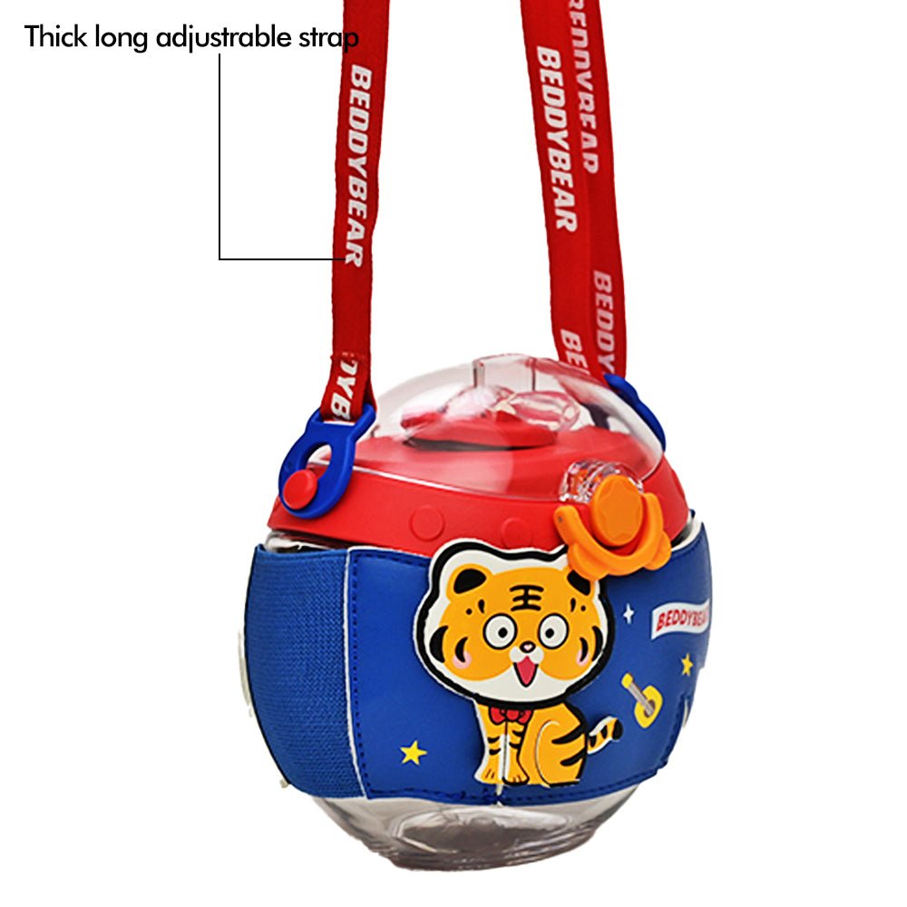 Little Surprise Box yellow tiger Oval space bottle, Blue - Little Surprise BoxLittle Surprise Box yellow tiger Oval space bottle, Blue