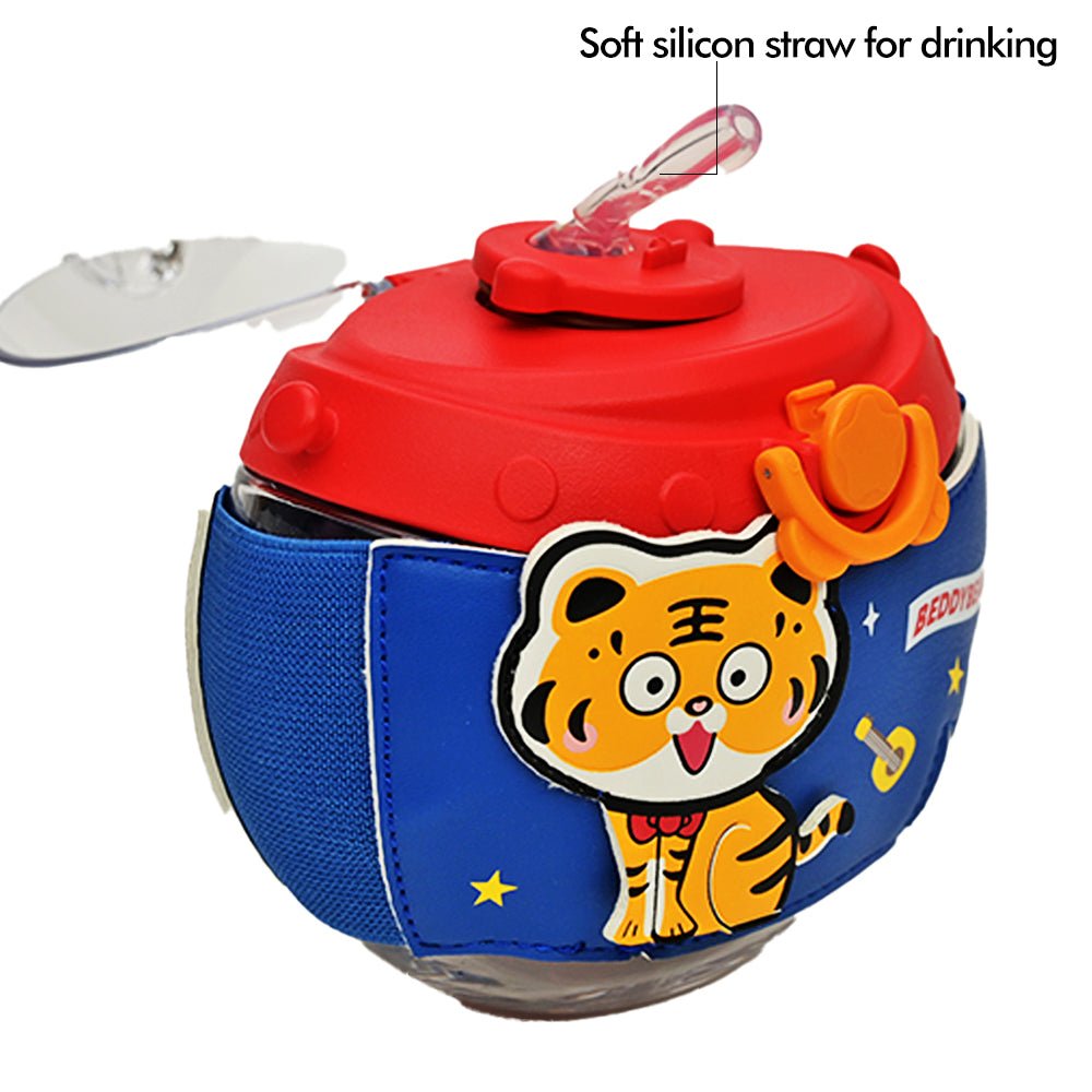 Little Surprise Box yellow tiger Oval space bottle, Blue - Little Surprise BoxLittle Surprise Box yellow tiger Oval space bottle, Blue