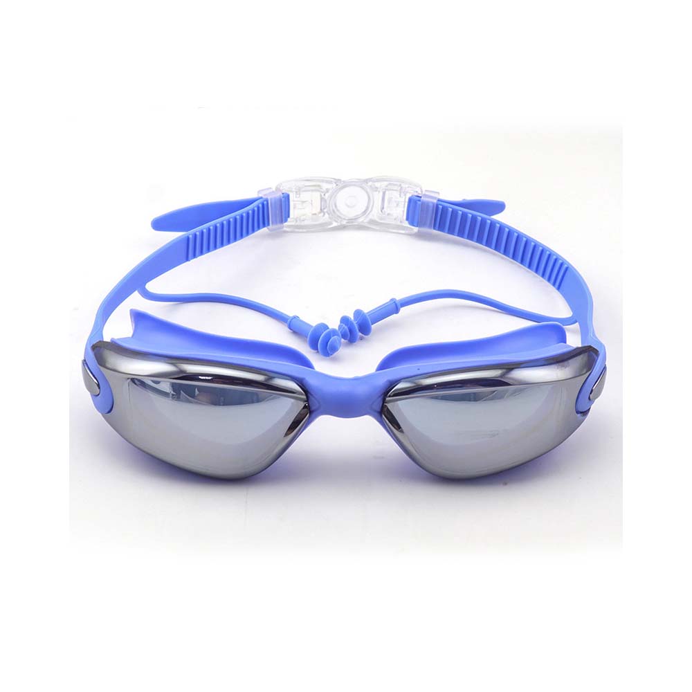 Milky Cobalt Blue Frame UV protected Unisex Swimming Goggles - Little Surprise BoxMilky Cobalt Blue Frame UV protected Unisex Swimming Goggles