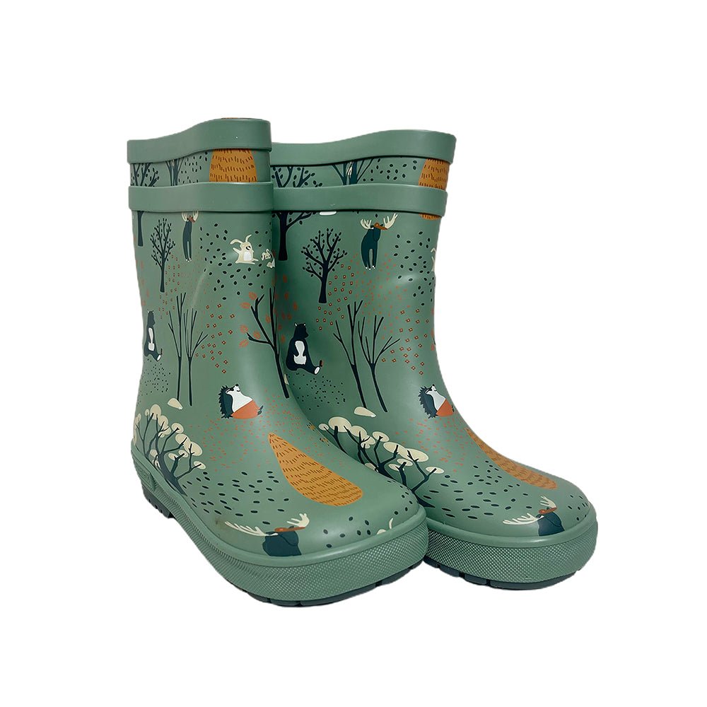 Mr. Olive Wood, Flexible Rubber Rain Gumboots for Toddlers and Kids - Little Surprise BoxMr. Olive Wood, Flexible Rubber Rain Gumboots for Toddlers and Kids