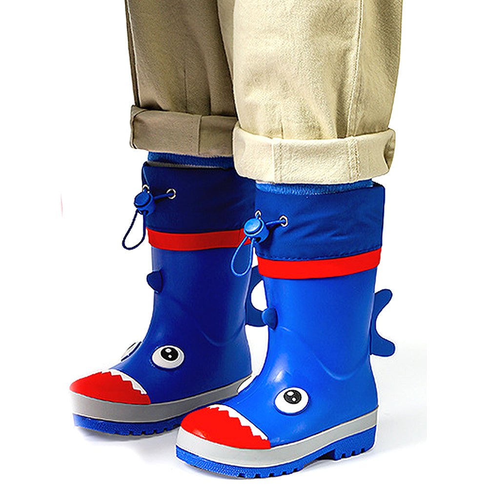 Mr.Choppy Head Flexible Rubber Rain Gumboots for Toddlers and Kids - Little Surprise BoxMr.Choppy Head Flexible Rubber Rain Gumboots for Toddlers and Kids