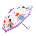 Ms.Foxy Transparent Style Purple Umbrella for Kids - Little Surprise BoxMs.Foxy Transparent Style Purple Umbrella for Kids