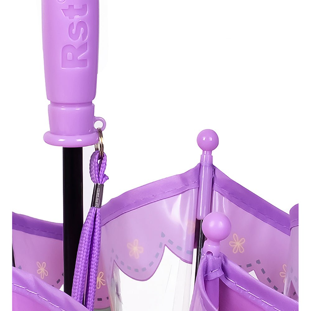 Ms.Foxy Transparent Style Purple Umbrella for Kids - Little Surprise BoxMs.Foxy Transparent Style Purple Umbrella for Kids