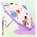 Ms.Foxy Transparent Style Purple Umbrella for Kids - Little Surprise BoxMs.Foxy Transparent Style Purple Umbrella for Kids