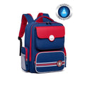 Navy with Red Flap Ergonomic Anti gravity Shock absorption School Backpack for Kids - Little Surprise BoxNavy with Red Flap Ergonomic Anti gravity Shock absorption School Backpack for Kids