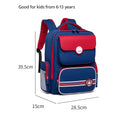 Navy with Red Flap Ergonomic Anti gravity Shock absorption School Backpack for Kids - Little Surprise BoxNavy with Red Flap Ergonomic Anti gravity Shock absorption School Backpack for Kids