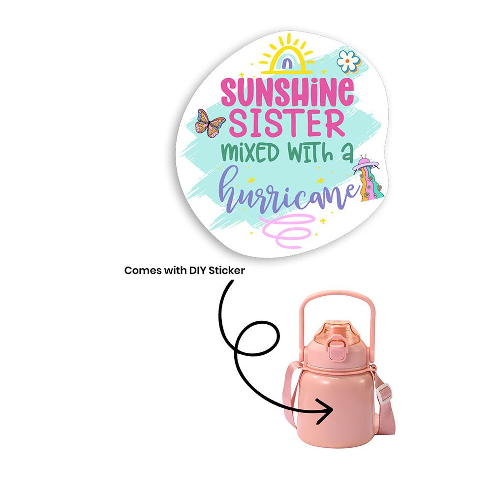 Pink Bento Box & Belly Water Bottle Combo Rakhi Gift for Sister - Little Surprise BoxPink Bento Box & Belly Water Bottle Combo Rakhi Gift for Sister