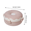 Pink Donut Medium Size, Stainless Steel Lunch Box, 300ml - Little Surprise BoxPink Donut Medium Size, Stainless Steel Lunch Box, 300ml