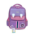 Pink & Purple Crest Design School Backpack for Kids - Little Surprise BoxPink & Purple Crest Design School Backpack for Kids